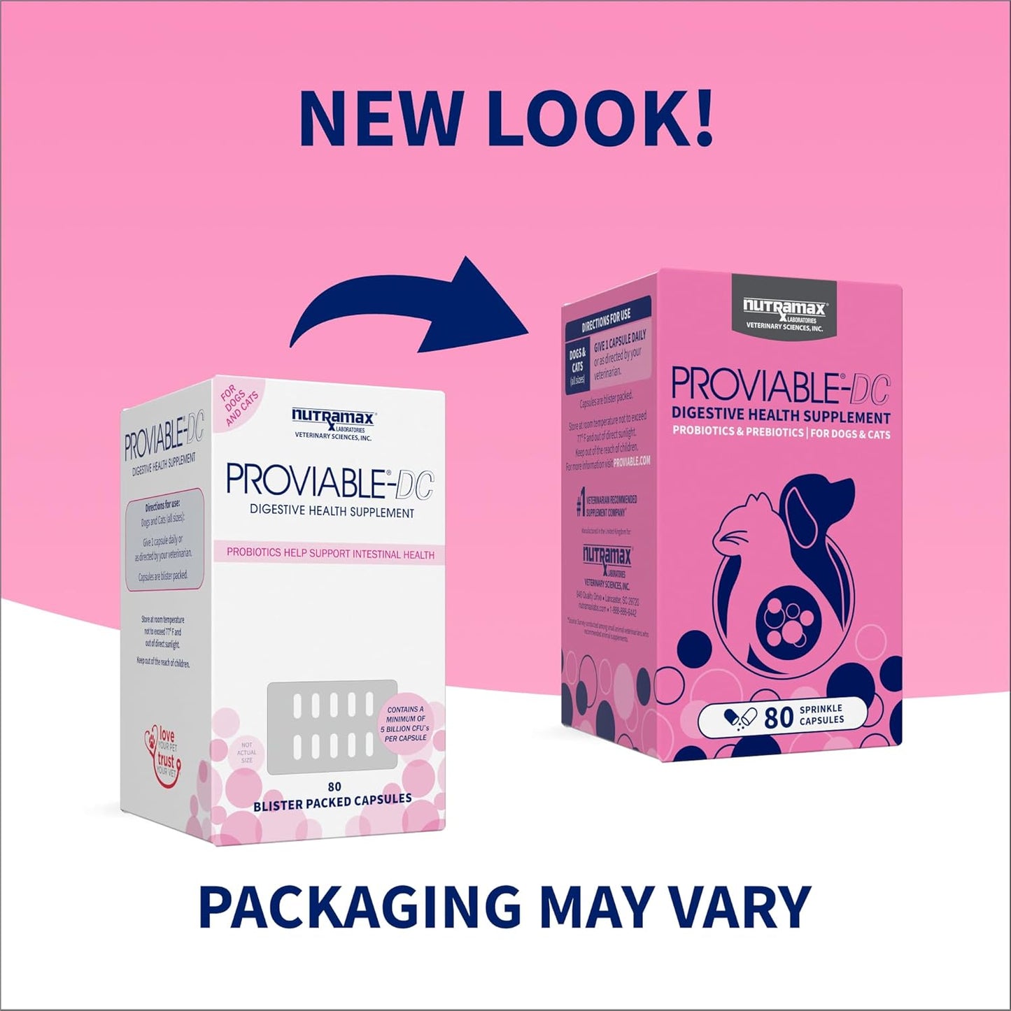 Nutramax Proviable Probiotics for Dogs and Cats